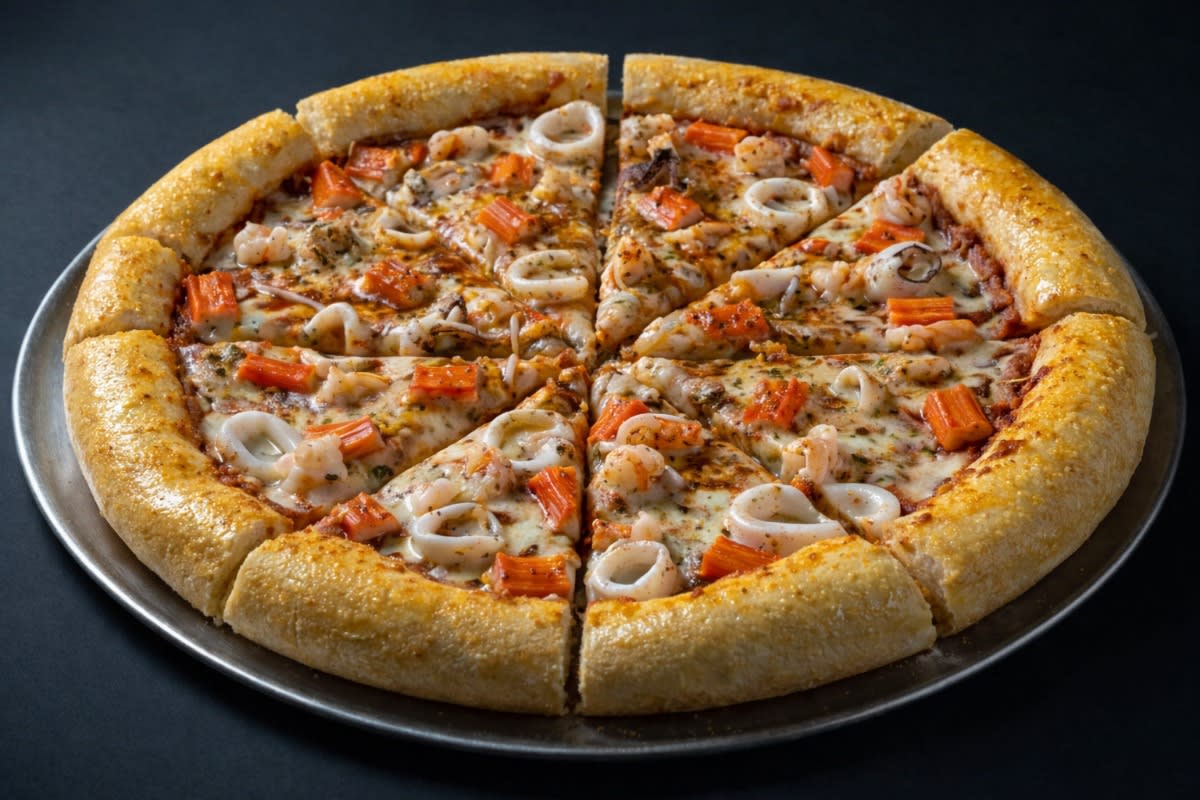 Freshly baked pizza from Epic Pizza & Pasta