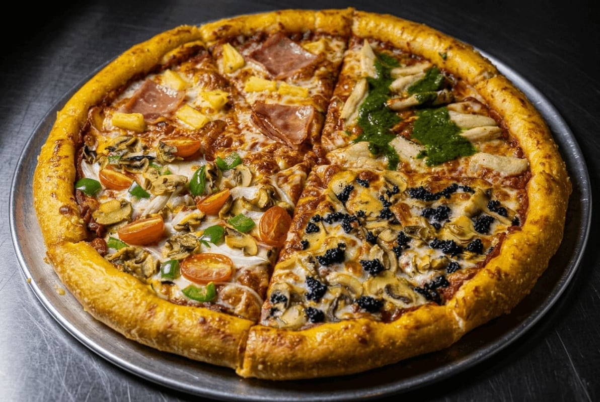 Pizza baked fresh at Epic Pizza & Pasta